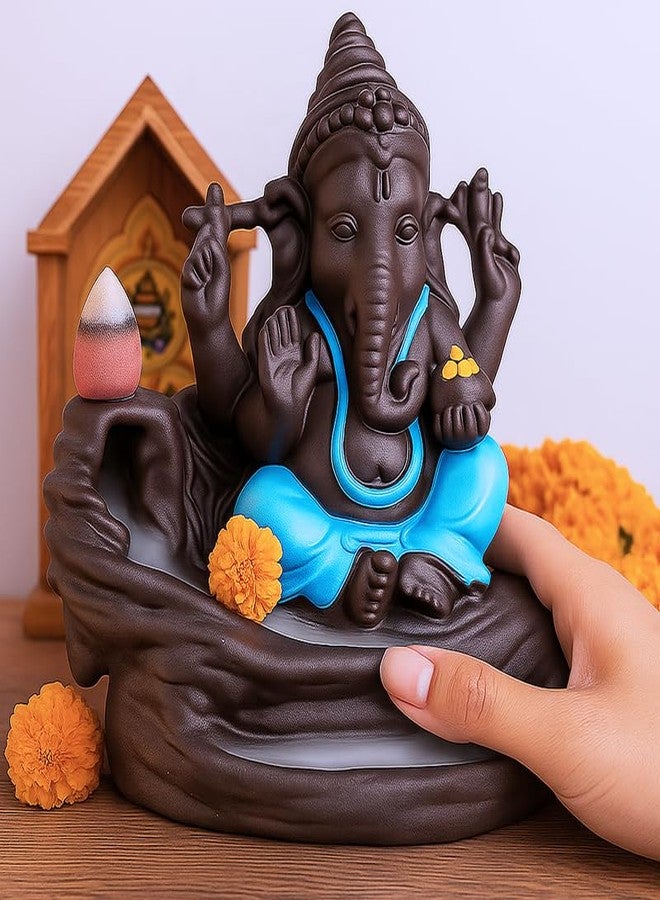 Archies Resin Ganesha Idol Decoration Items for Home Decor | Diwali Gifts/Ganesh Chaturthi/Car Dash Board/Laxmi Ganesh Murti/Ganpati Statue Showpiece - ARK301 - Image 2